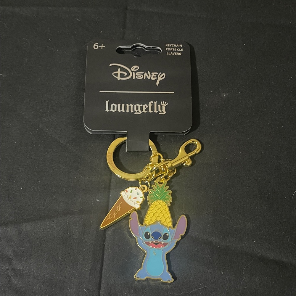 Loungefly Stitch Dessert Keychain / Bag Charm NWT